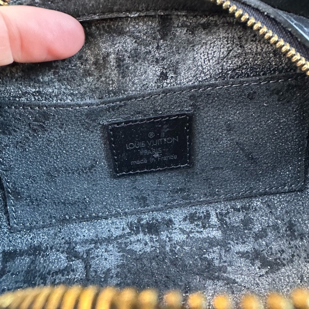 Louis Vuitton Epi leather Dauphine clutch black - Picture 2 of 10